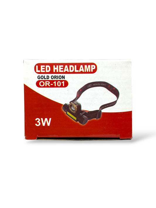 Gold Orion OR-101 3W Şarj Edilebilir LED Kafa Lambası