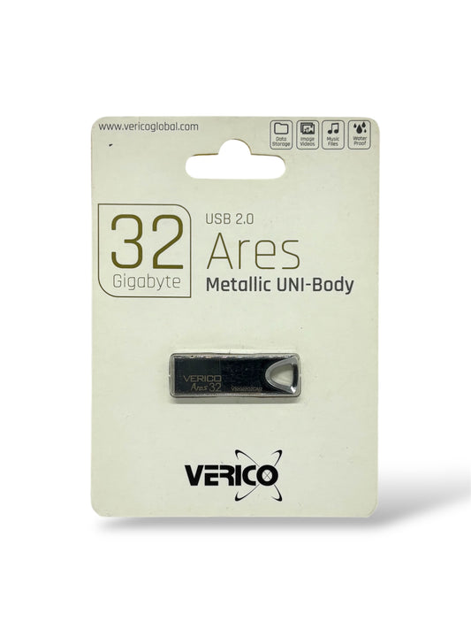 Verico Ares USB 2.0 Metal Flash Bellek – 16GB / 32GB / 64GB