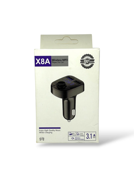 X8A Bluetooth Araç MP3 Çalar (Çift USB 3.1A)